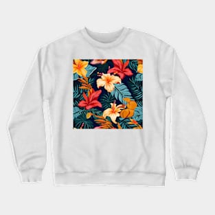 Tropical Flowers Pattern 16 Crewneck Sweatshirt